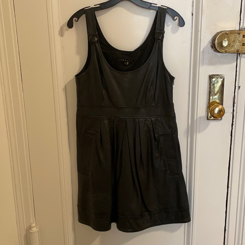 NWOT Theory Leather Dress